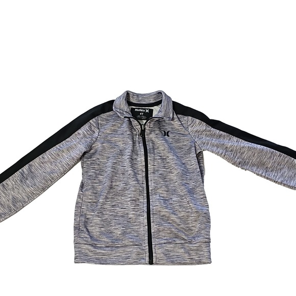 Hurley Other - Hurley 4T Gray Black Track Jacket Full Zip Baby Toddler Outerwear